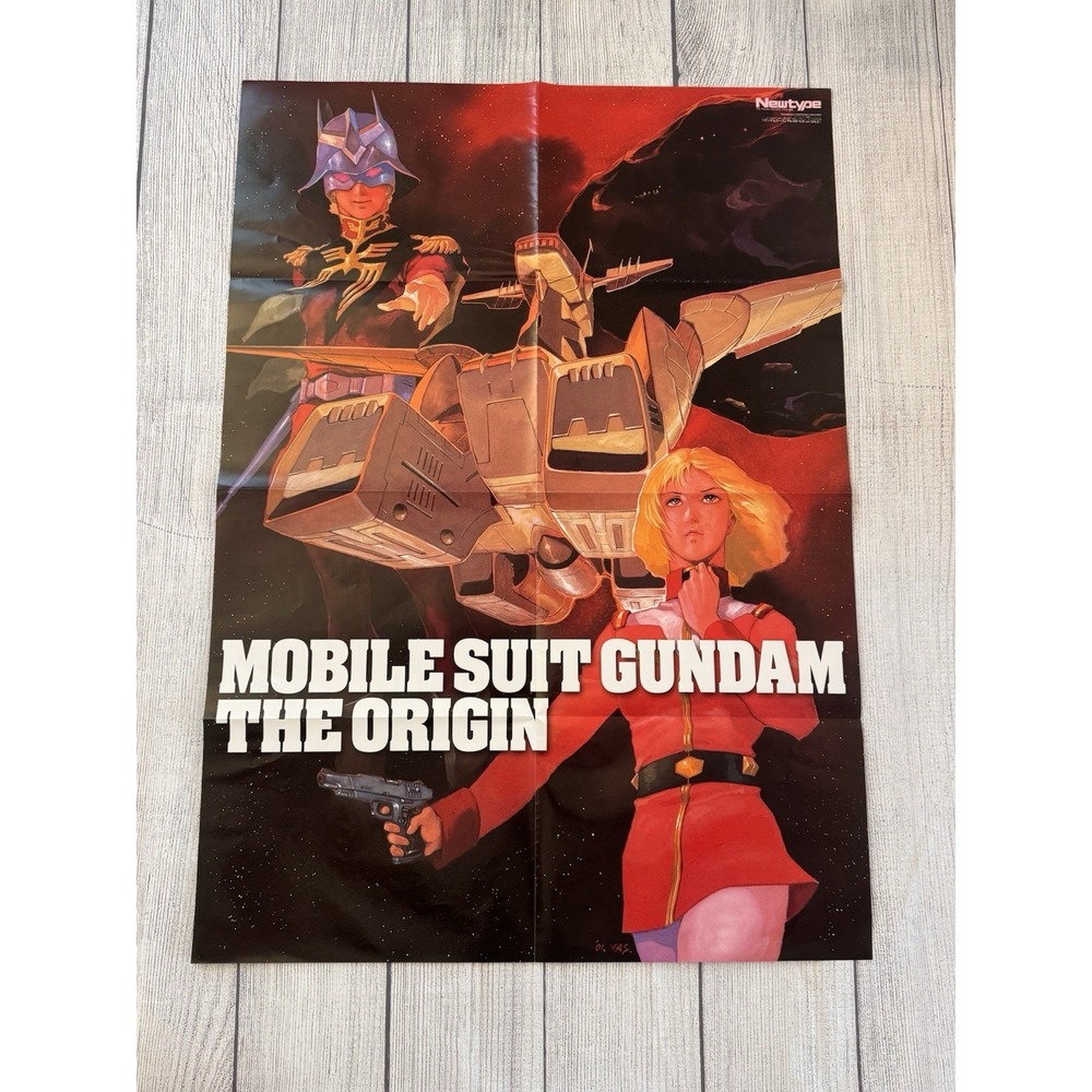 Mobile Suit Gundam The Origin Char Aznable Sayla Mass Newtype Poster 20x28 2001